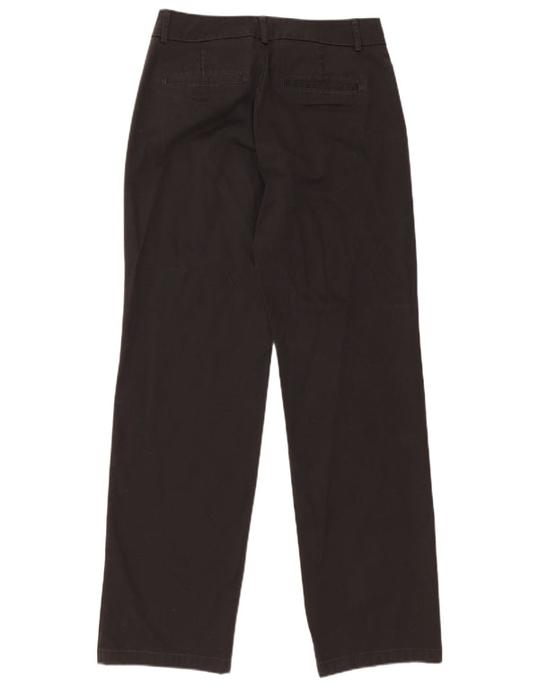 DOCKERS Pantaloni casual drepti pentru femei US 4 Small W28 L30 Bumbac negru