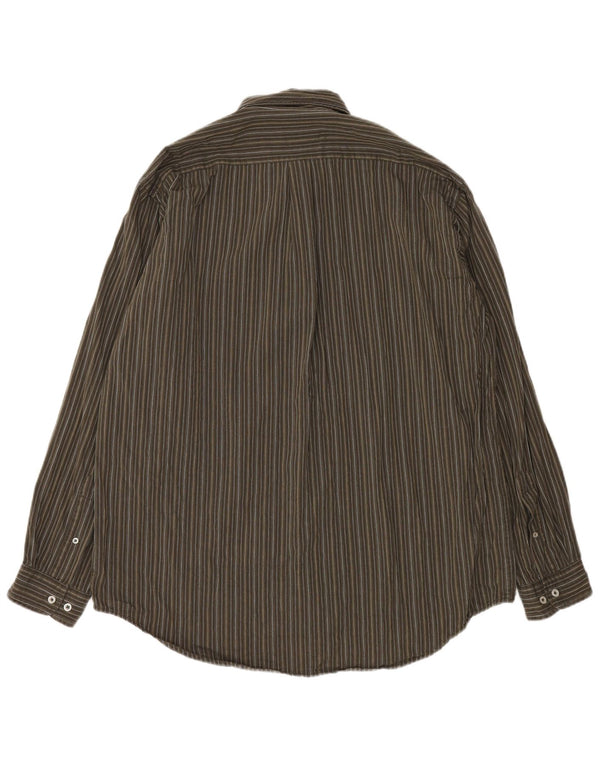 Cămașă pentru bărbați Marlboro Classics 2XL, bumbac cu dungi kaki