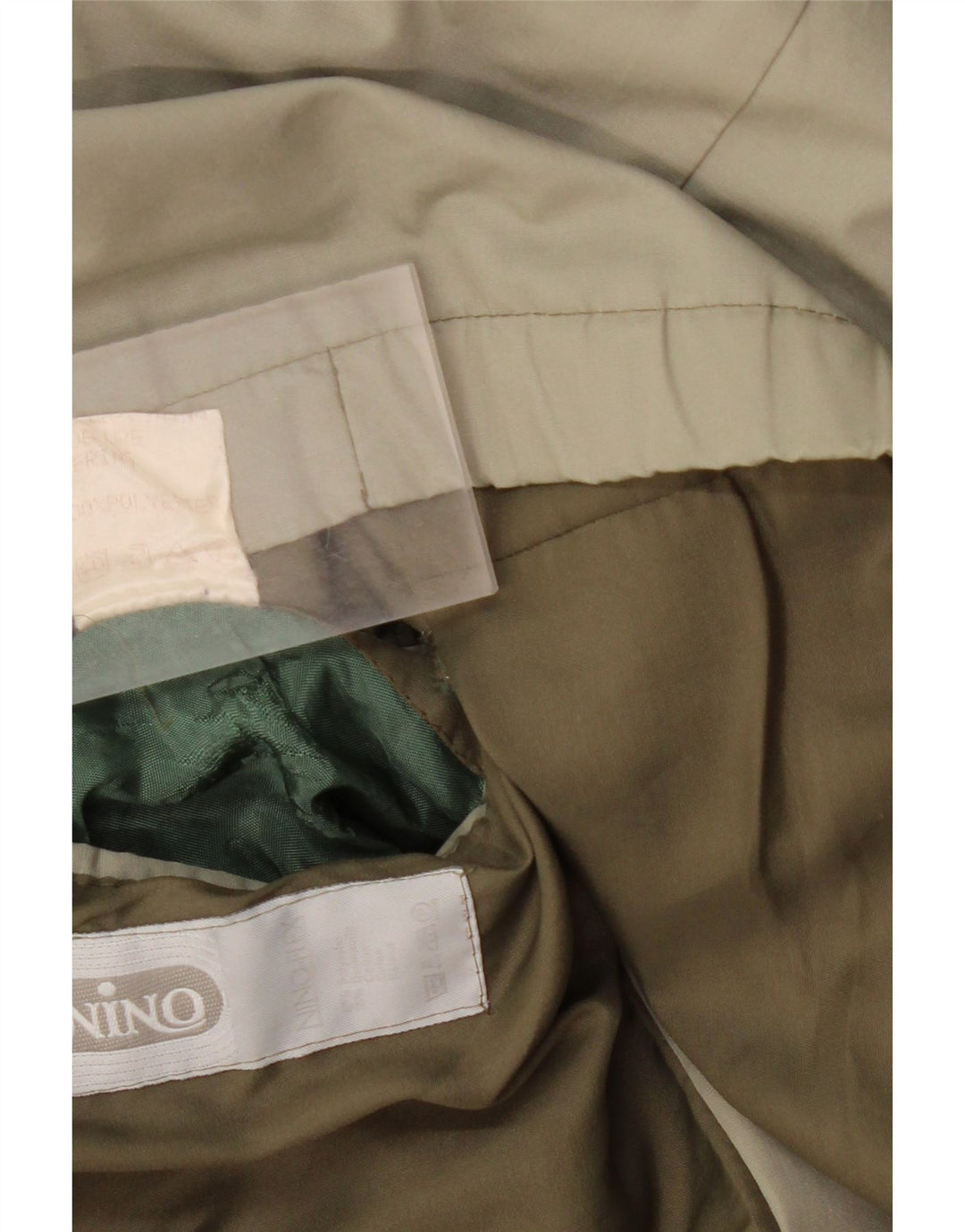 NINO Womens Bomber Jacket UK 18 XL Beige Polyester Vintage NINO and Second-Hand NINO from Messina Hembry 
