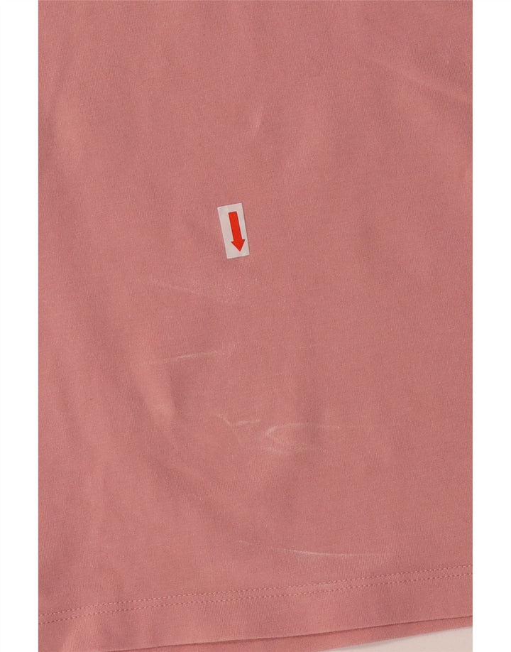 Tricou grafic ADIDAS pentru femei Top UK 14 Medium Pink Bumbac