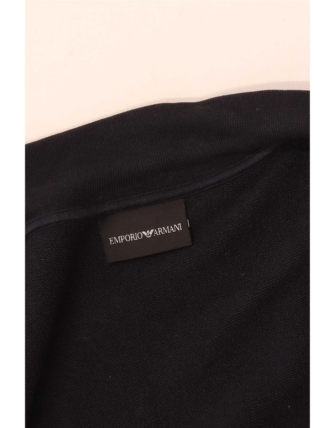 Jachetă de trening cu grafică pentru bărbați Emporio Armani, negru mediu