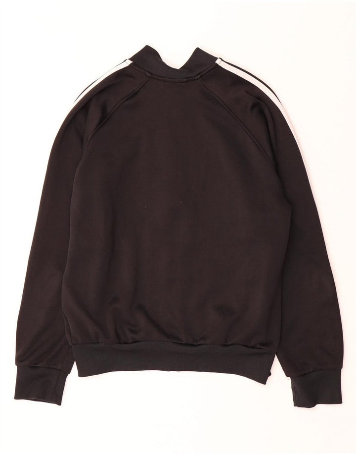 Jachetă de trening pentru femei ADIDAS UK 14, bumbac mediu negru