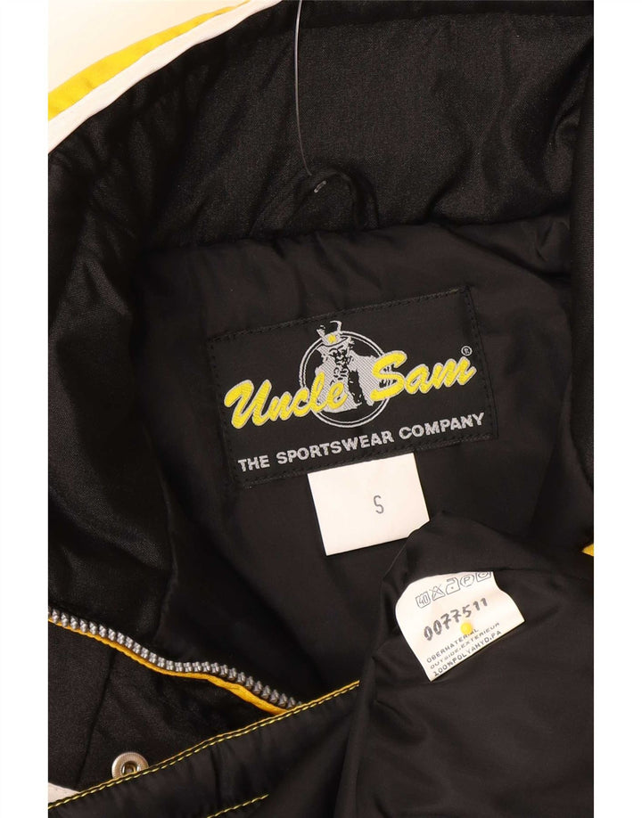 Jachetă căptușită supradimensionată pentru femei Uncle Sam UK 10 Small Yellow Colorblock