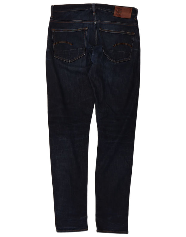 Blugi G-Star 3301 Tapered pentru bărbați L33 L36 Bumbac bleumarin