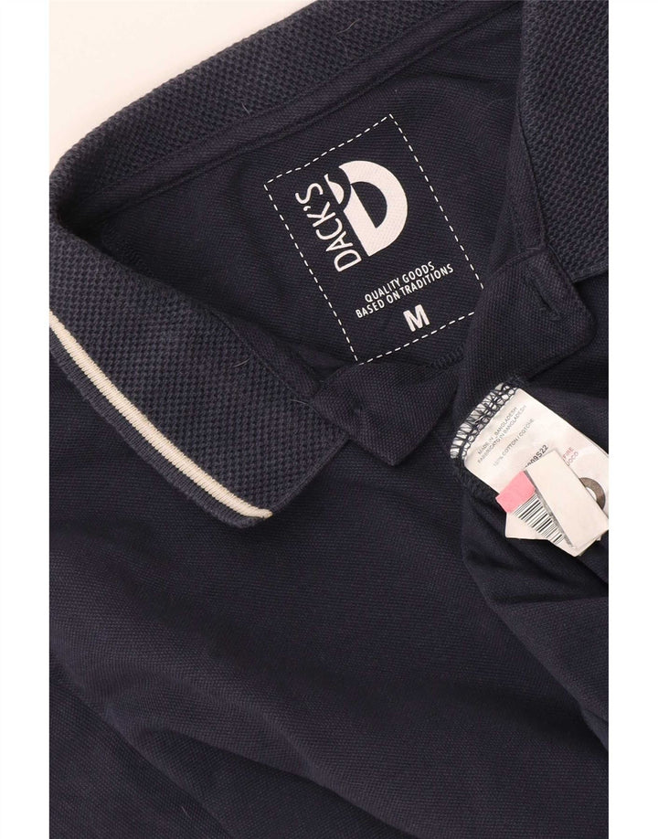 Tricou polo pentru bărbați Dack's, bumbac, albastru bleumarin mediu