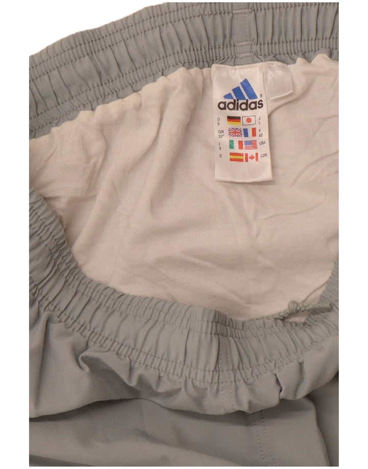 Pantaloni scurți sport pentru bărbați ADIDAS, gri mediu, poliester