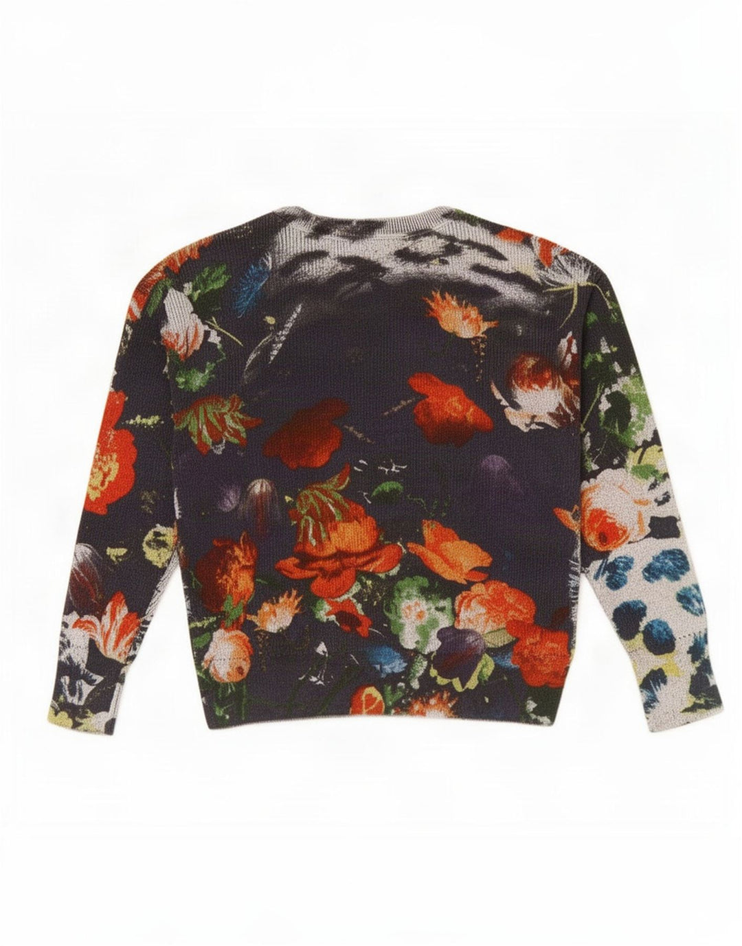 Pulover Desigual pentru femei cu decolteu triplu UK 14 Medium Multicolor