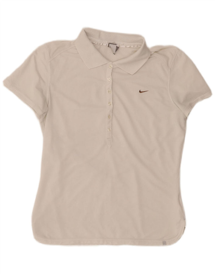 Tricou polo Nike pentru femei UK 14/16 Large White