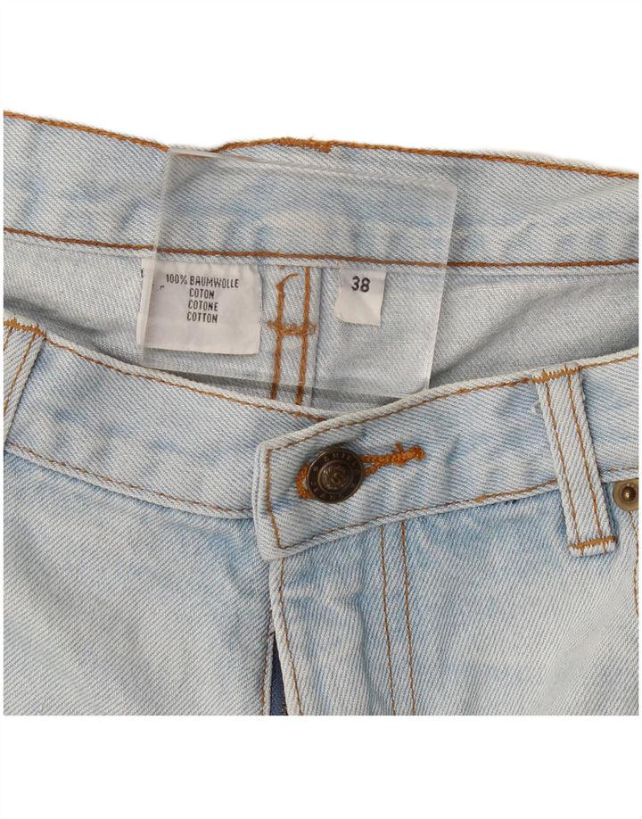 Pantaloni scurti din blugi vintage pentru femei W38 XL, bumbac albastru