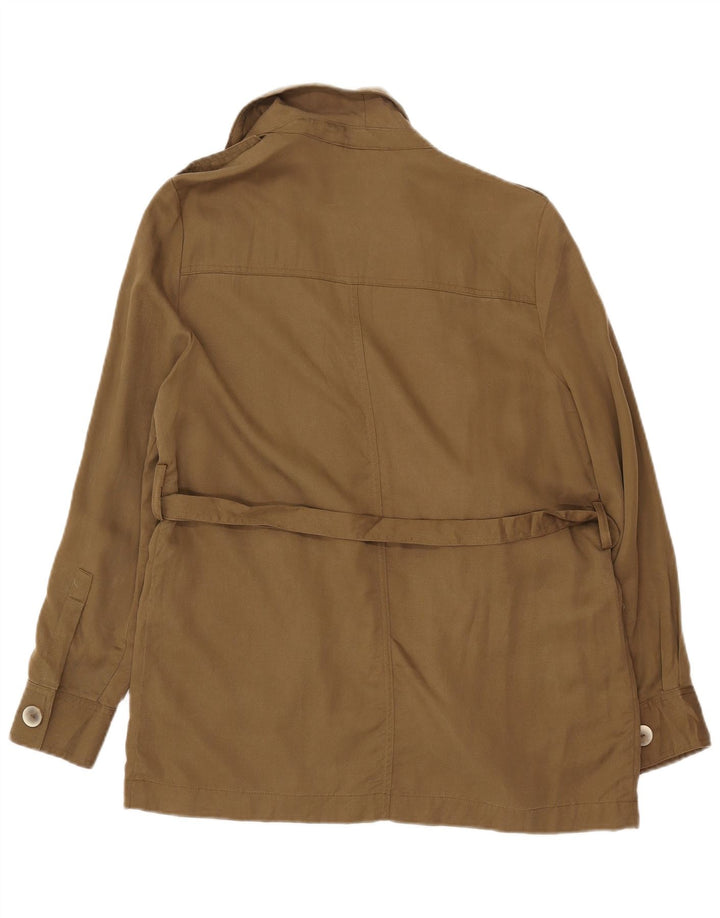 Jachetă militară pentru femei MANGO UK 16 lyocell kaki mare