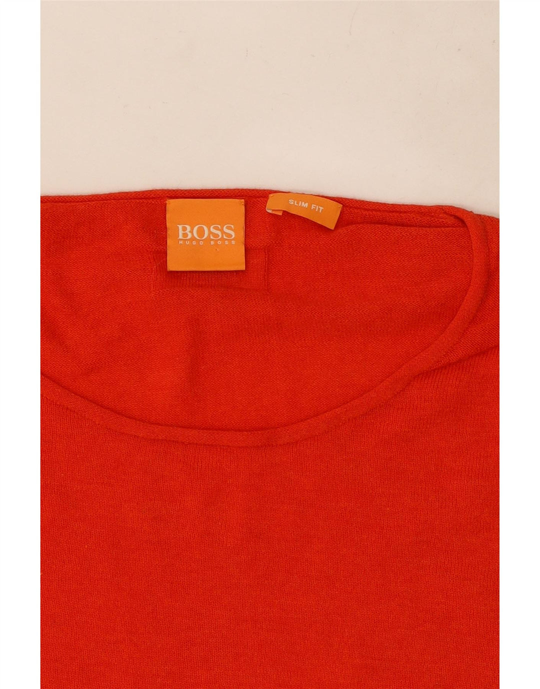 Pulover Hugo Boss pentru bărbați, cu gât crew, 2XL, roșu