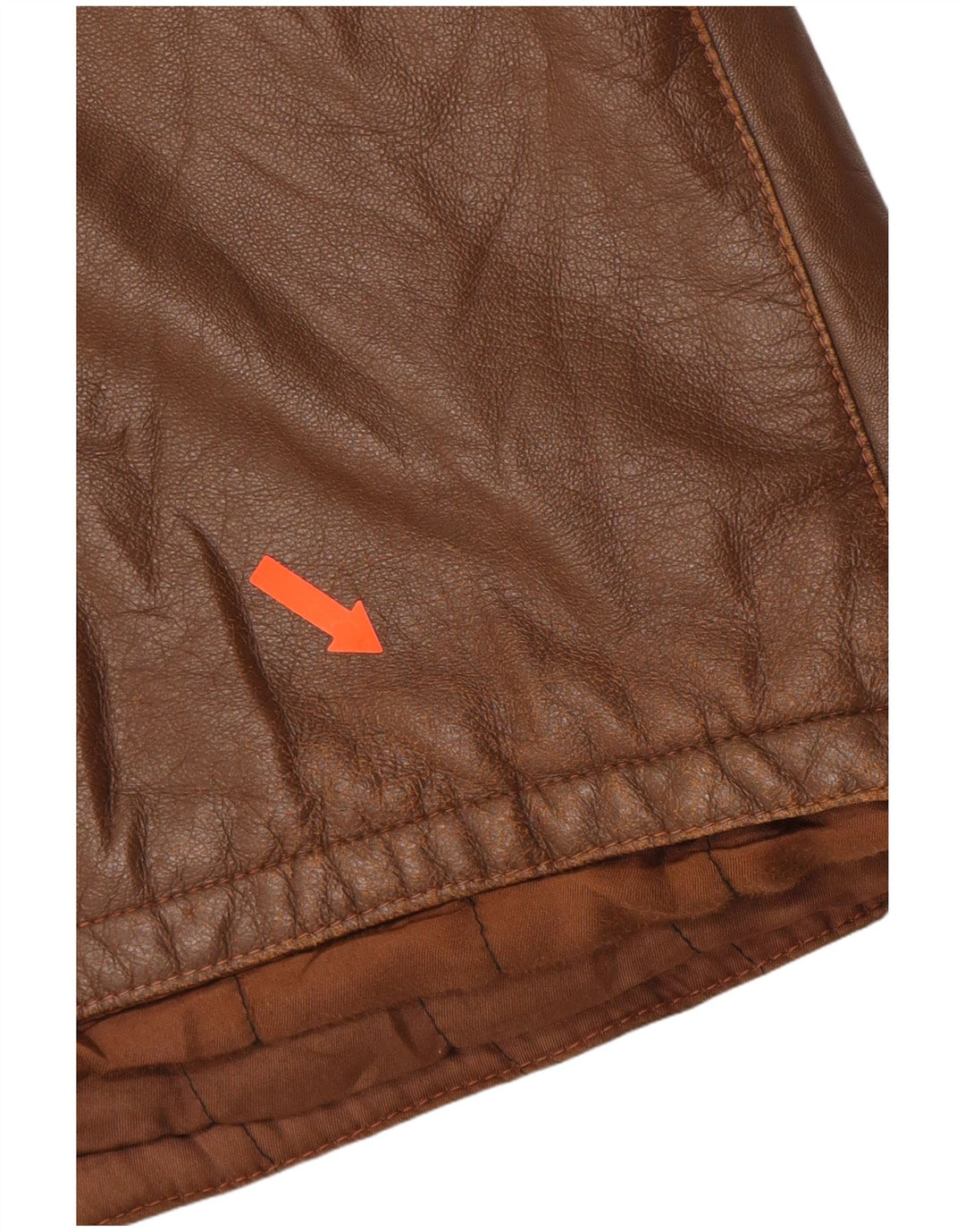 Jachetă de piele pentru bărbați VINTAGE IT 52 XL maro