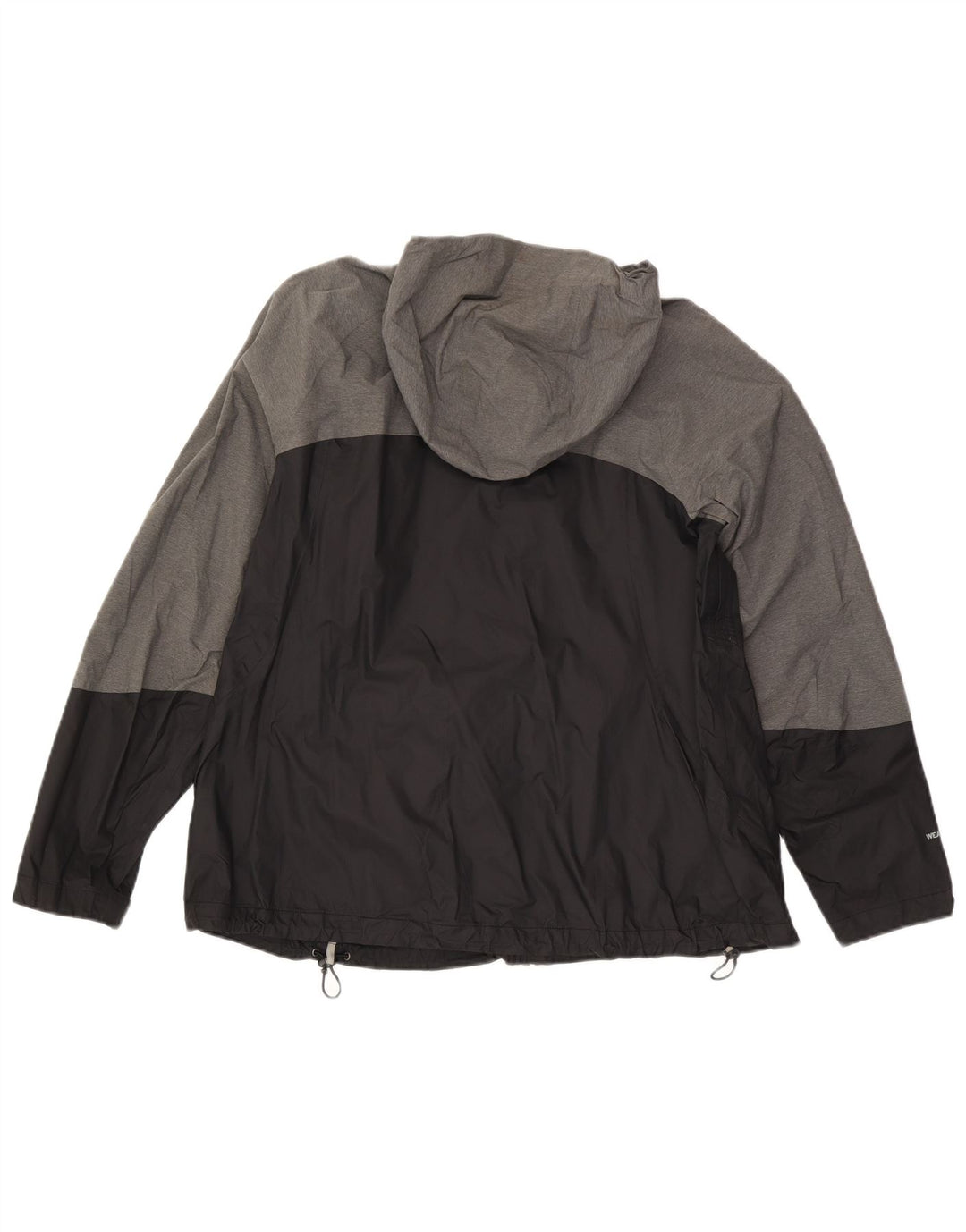 EDDIE BAUER Jachetă de ploaie Weather Edge pentru femei UK 20 2XL Negru Colorblock