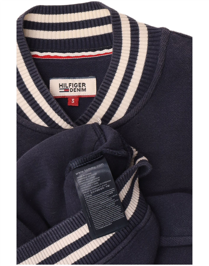 Jachetă Varsity oversized pentru femei Tommy Hilfiger UK 10 Small Bleumarin