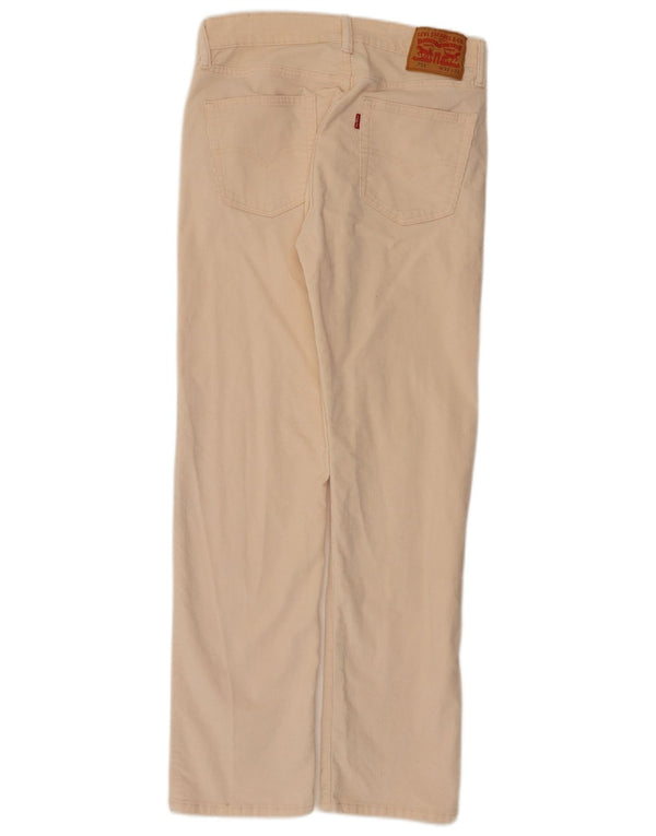 Pantaloni drepti din velur 751 Levi's pentru femei L32 L32 bumbac bej