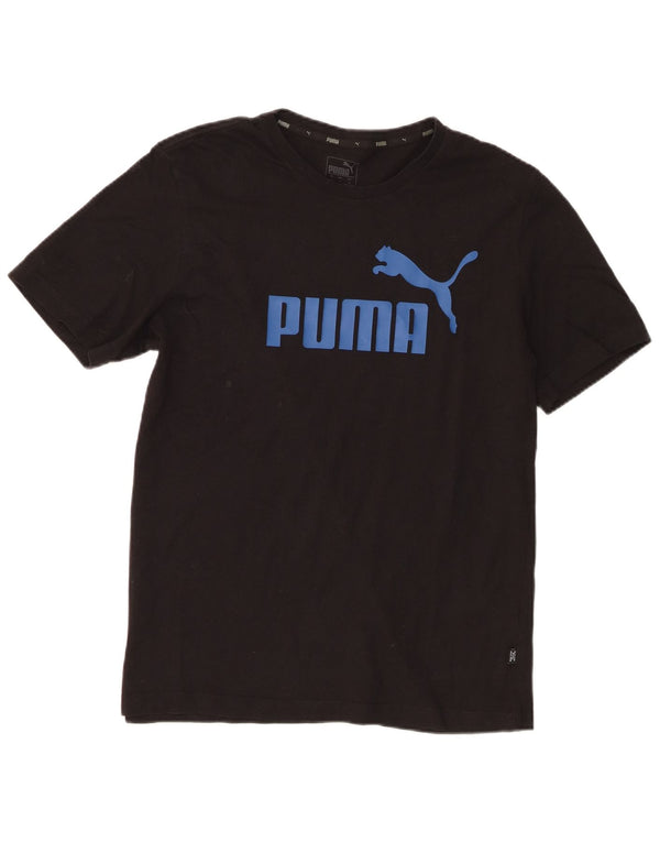 Tricou grafic Puma pentru bărbați Top Mediu Negru