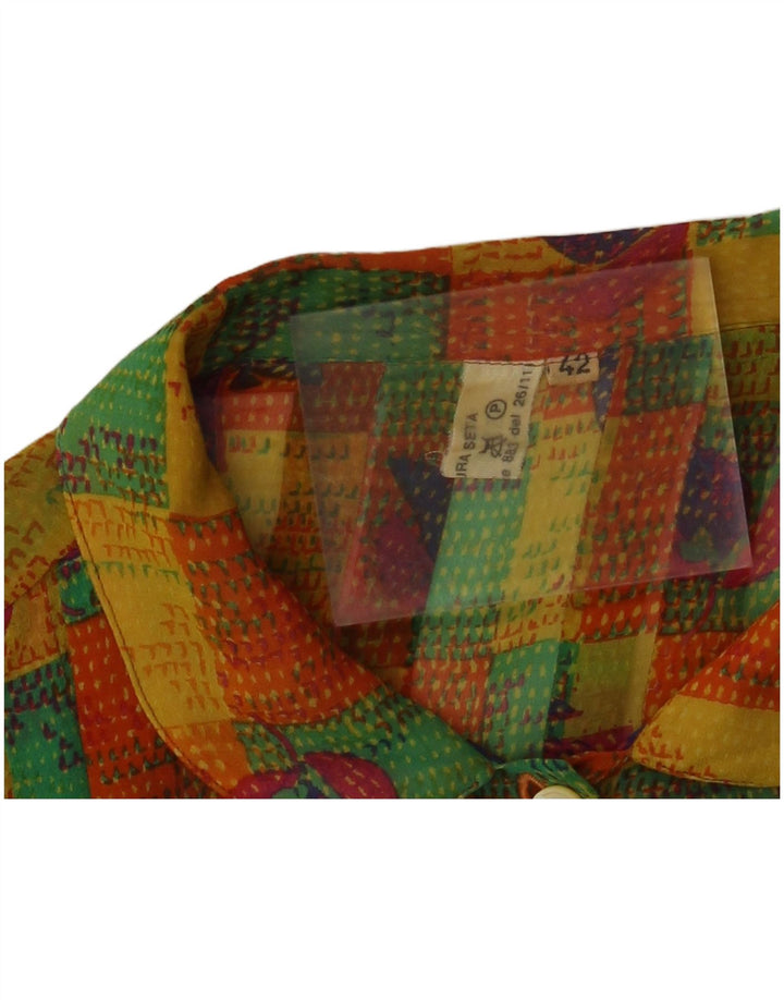 Bluză cămașă pentru femei VINTAGE IT 42 Medium Multicolor Patchwork