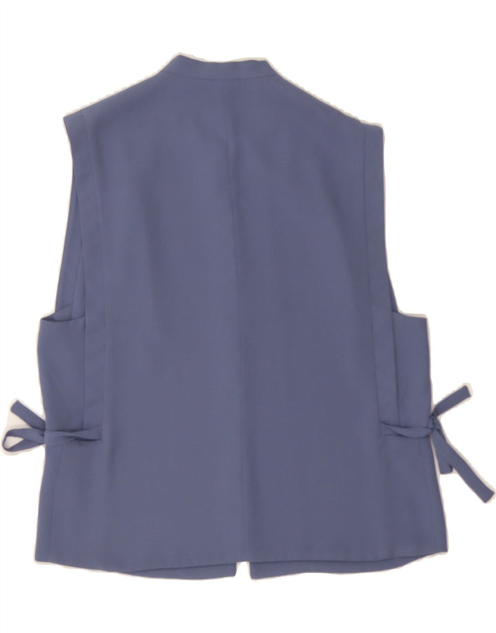 EASTEX Womens Shirt Blouse UK 12 Medium Blue Polyester Vintage Eastex and Second-Hand Eastex from Messina Hembry 