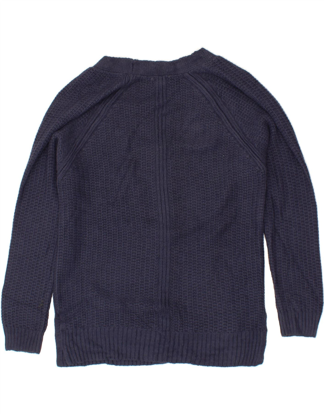 FAT FACE Womens Cardigan Sweater UK 12 Medium Navy Blue Viscose Vintage Fat Face and Second-Hand Fat Face from Messina Hembry 