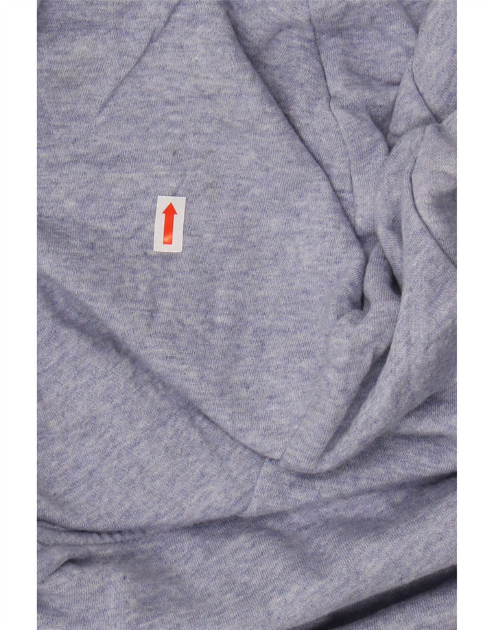 Pulover supradimensionat NIKE pentru femei UK 16, mare, mov, bumbac cu pete