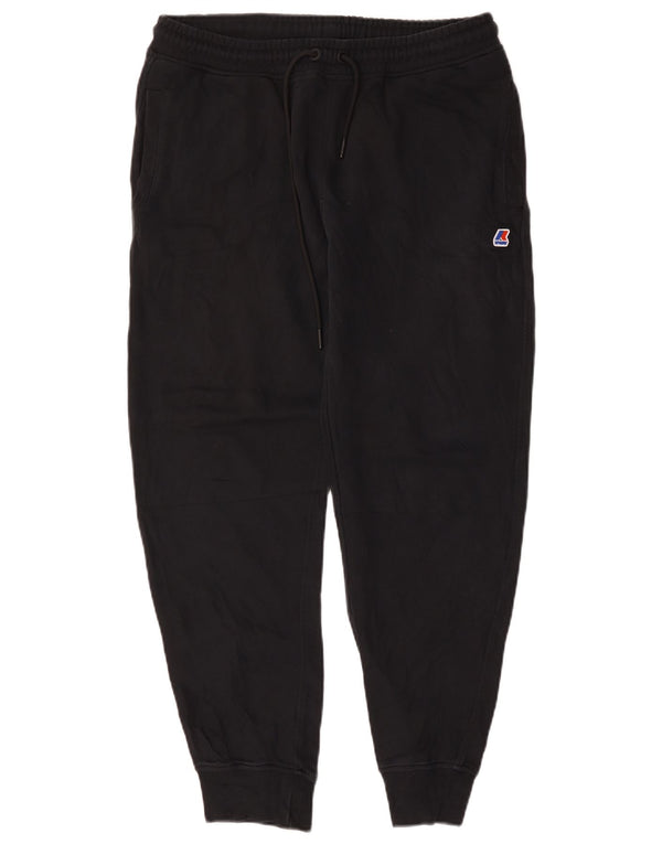 Pantaloni de trening pentru bărbați K-Way Pantaloni de jogging XL Bumbac negru