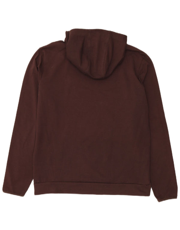 Jack Wolfskin Mens Regular Fit Hoodie Jumper UK 44/46 XL Brown Polyester