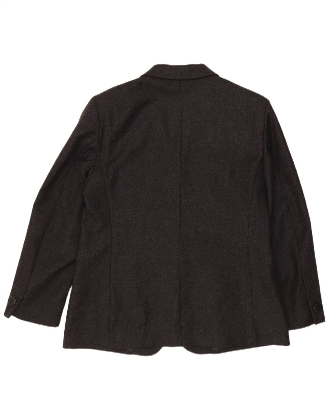 Jachetă Blazer Femei Delia Ferrari cu 3 nasturi IT 45 Medium Negru Lână virgină