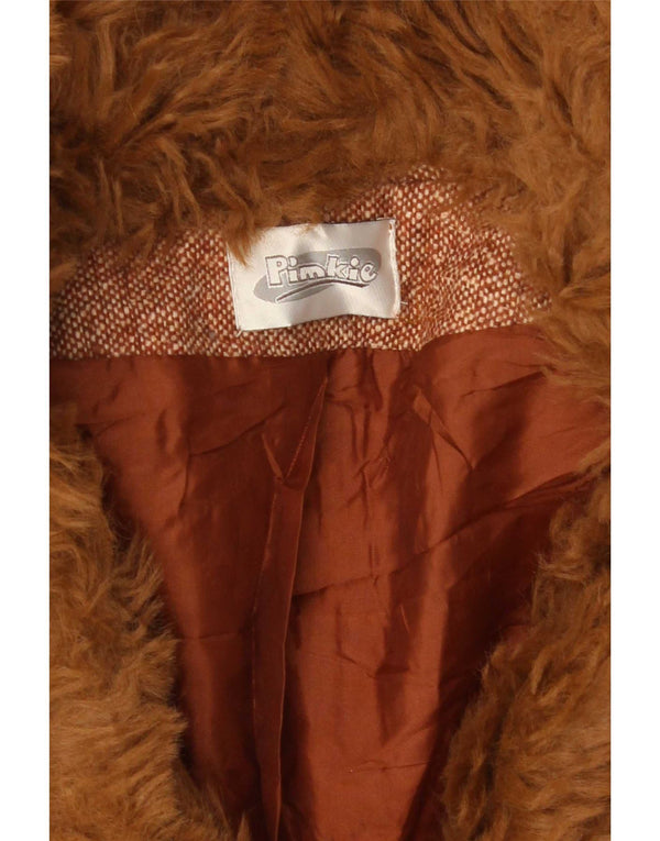 Jachetă Blazer pentru femei Pimkie cu 1 nasture UK 10 Mic maro pete