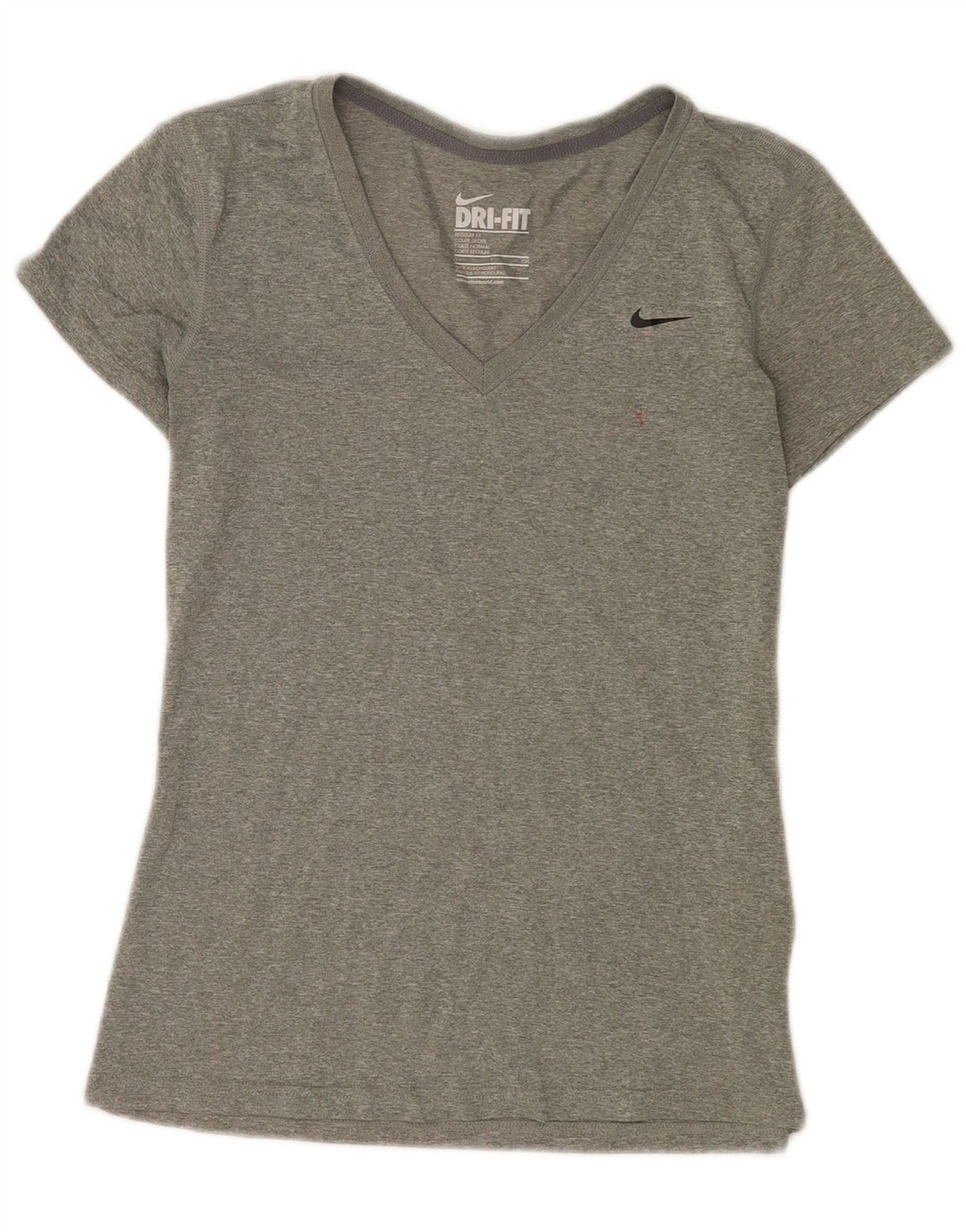 Tricou pentru femei Nike Top UK 10 Small Gri Flecked Poliester