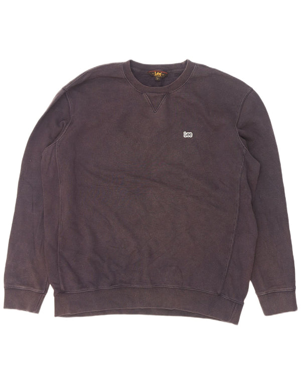 Pulover pentru bărbați Lee Tall Regular Fit Pulover XL bleumarin