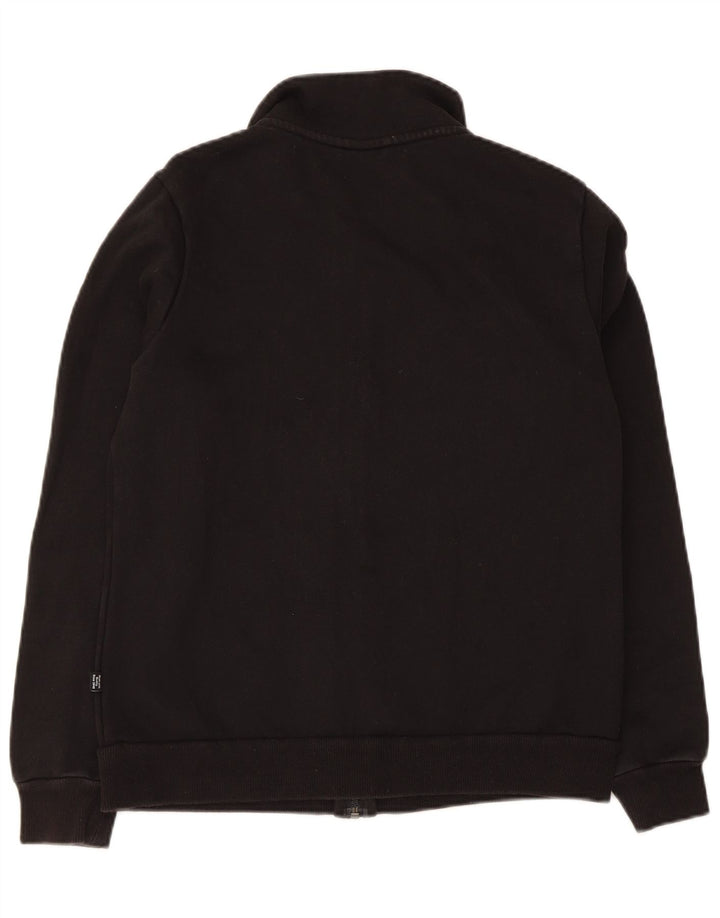 Jachetă de top pentru trening Adidas pentru femei UK 14, bumbac mediu negru