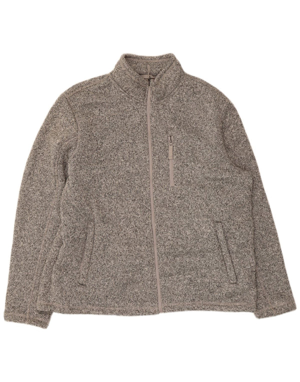 Jachetă de trening pentru femei Marks & Spencer din fleece UK 20 2XL, gri pete