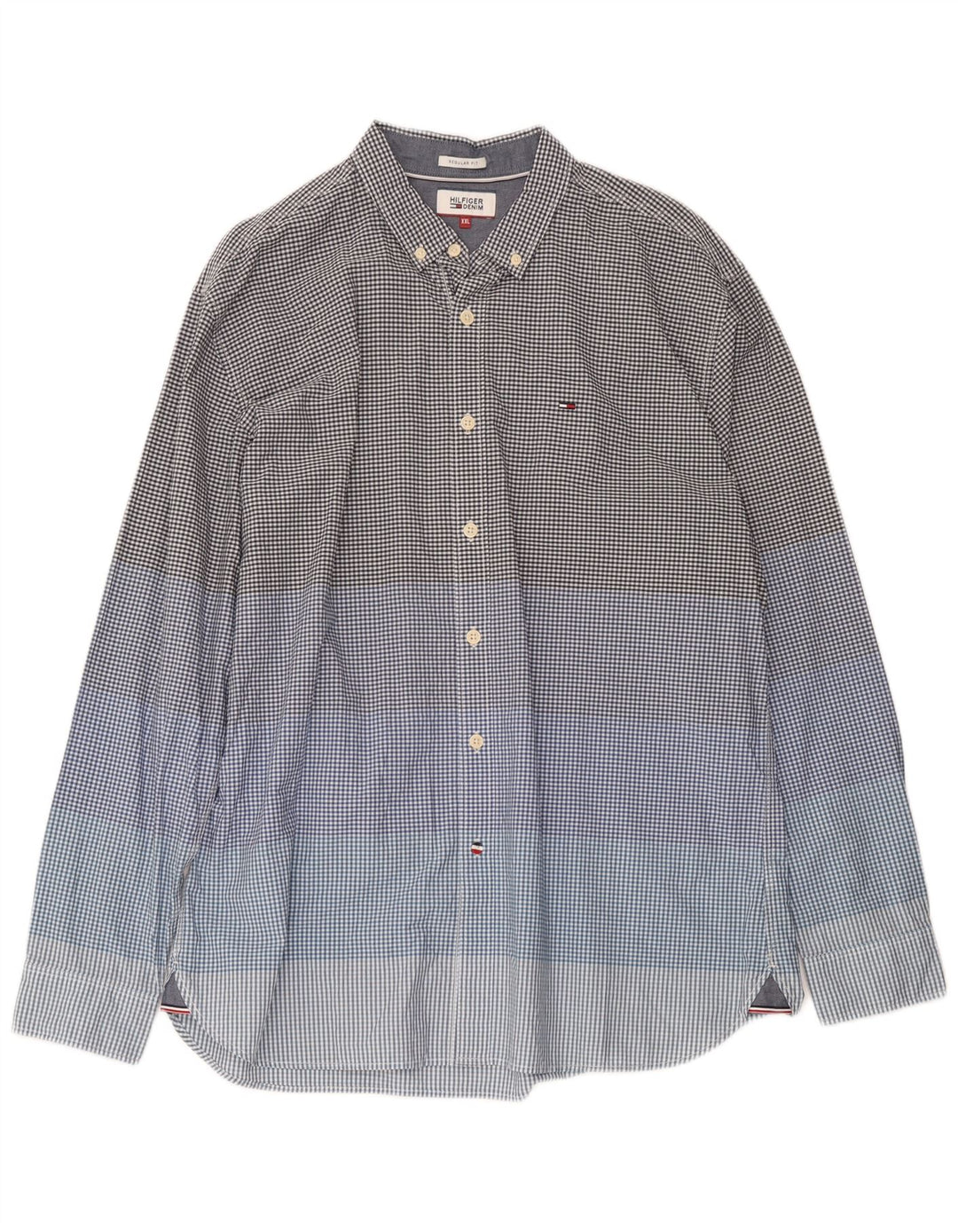 Cămașă pentru bărbați Tommy Hilfiger, cu formă regulată, 2XL, bumbac vichy multicolor