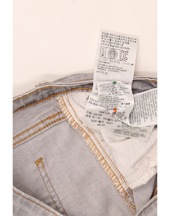 Jeans skinny LEVI'S pentru femei 535 Legging W30 L32 bumbac gri