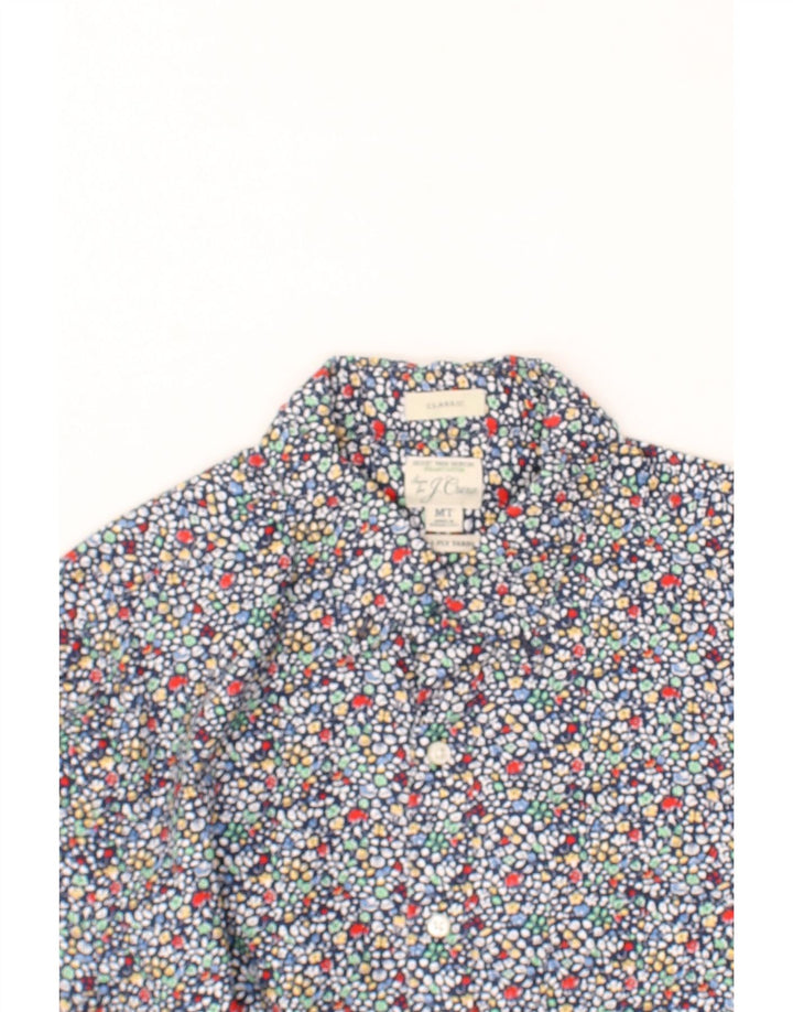 J. CREW Mens Classic Fit Shirt Medium Multicoloured Spotted Cotton Vintage J. Crew and Second-Hand J. Crew from Messina Hembry 