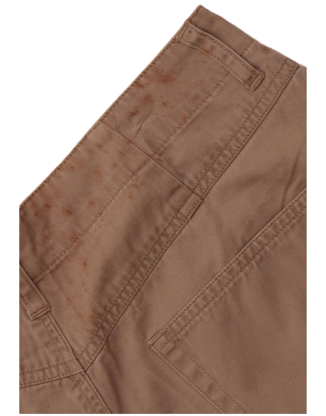 EDDIE BAUER Pantaloni scurți chino cu talie înaltă pentru femei US 12 Large W30 Bej