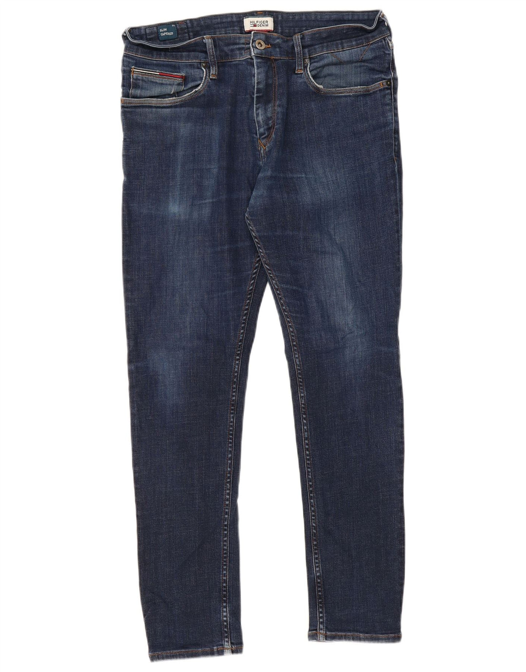 TOMMY HILFIGER Blugi Slim Tapered pentru bărbați L34 L30 Bumbac albastru