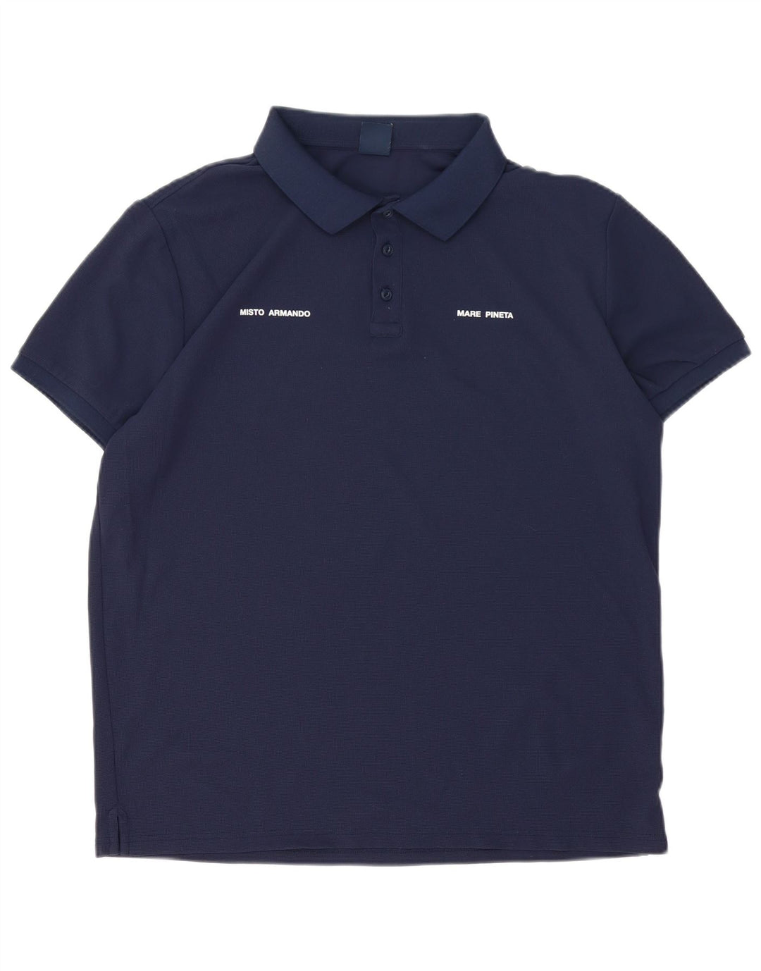NORTH SAILS Mens Polo Shirt Large Navy Blue Polyester Vintage North Sails and Second-Hand North Sails from Messina Hembry 