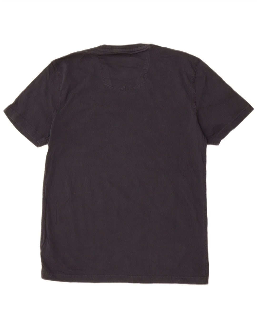 Fat Face Bărbați Tricou Top Mediu Negru Bumbac