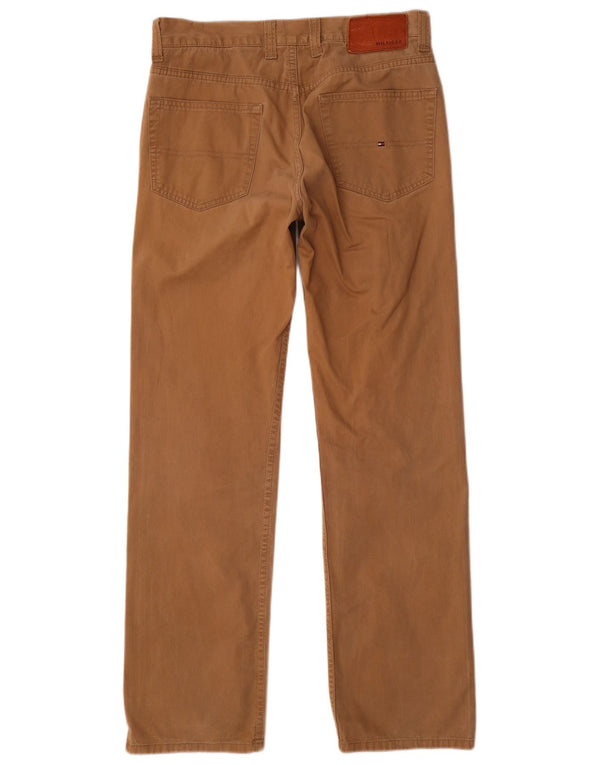 Pantaloni casual drepti pentru bărbați Tommy Hilfiger W32 L32 bumbac maro