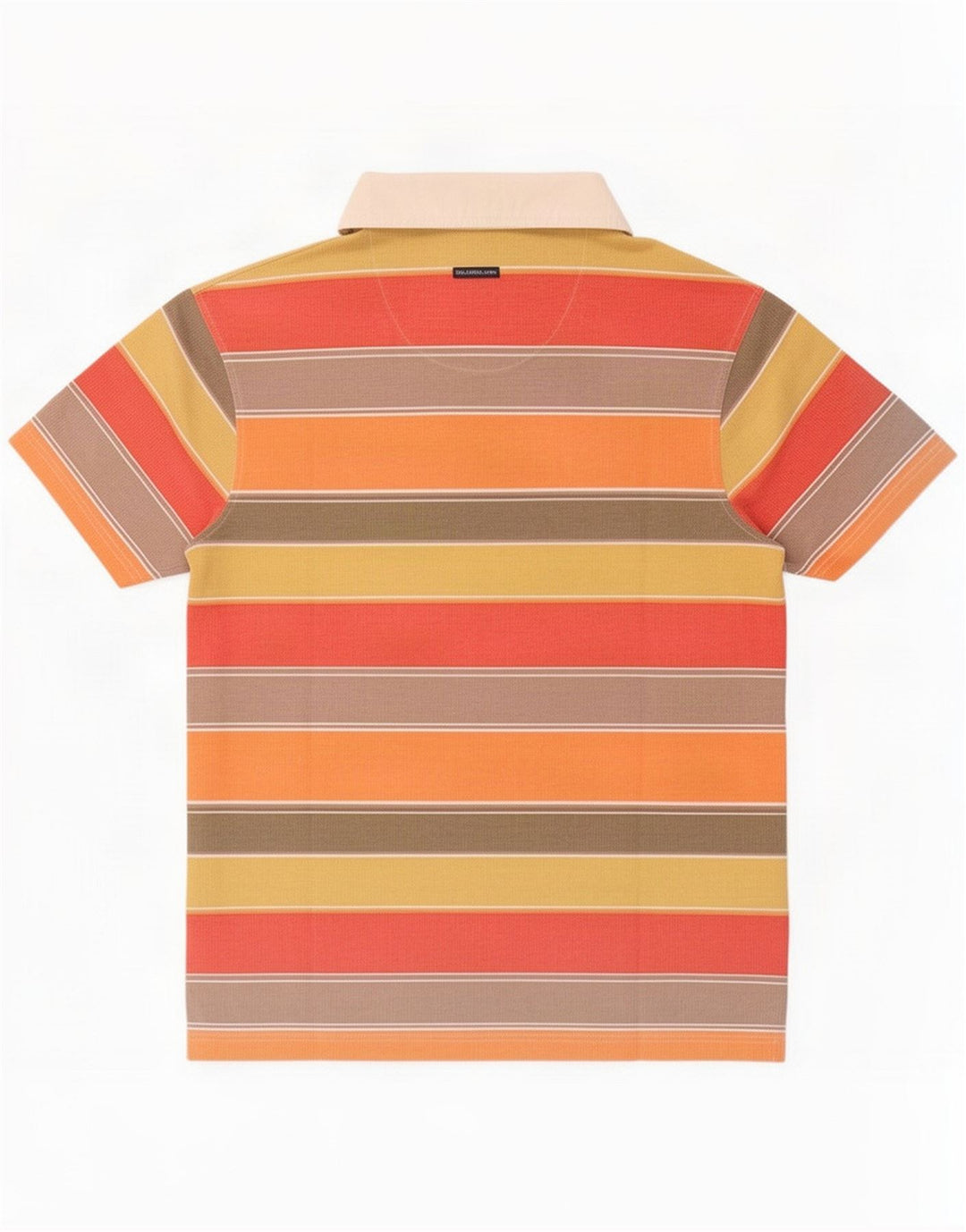 Marlboro Classics Cămașă polo pentru bărbați, bumbac cu dungi multicolore mari