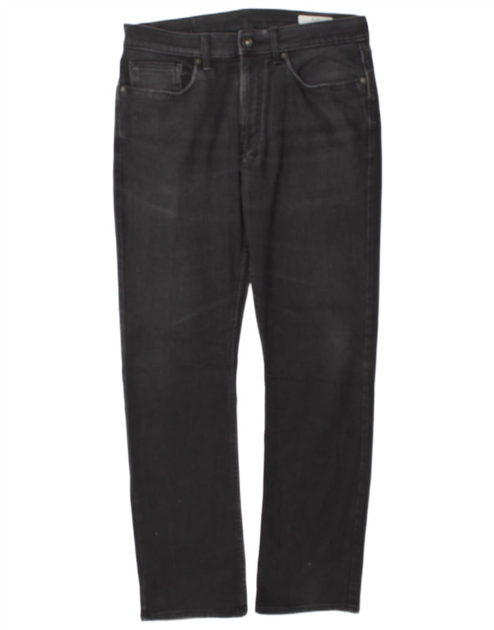 Blugi slim pentru bărbați Marks & Spencer W32 L31 bumbac negru