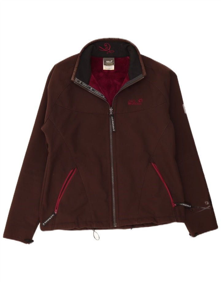 Jack Wolfskin Jachetă Windbreaker pentru femei, UK 16, mare, maro, poliester