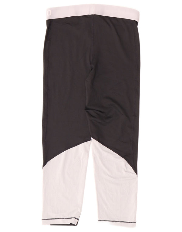 Leggings Nike Womens Dri Fit UK 14 Medium Black Poliester Sports