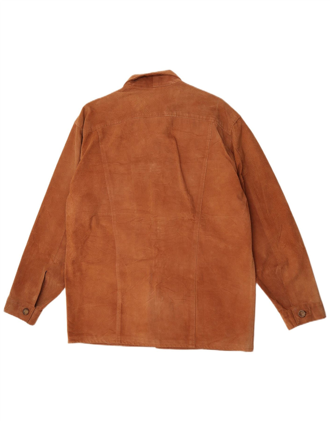 Jachetă vintage pentru bărbați din piele intoarsa UK 38 maro mediu