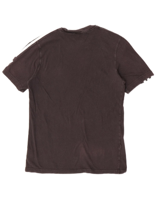 Tricou cu mânecă scurtă Adidas pentru bărbați Top XS Negru Bumbac Sport