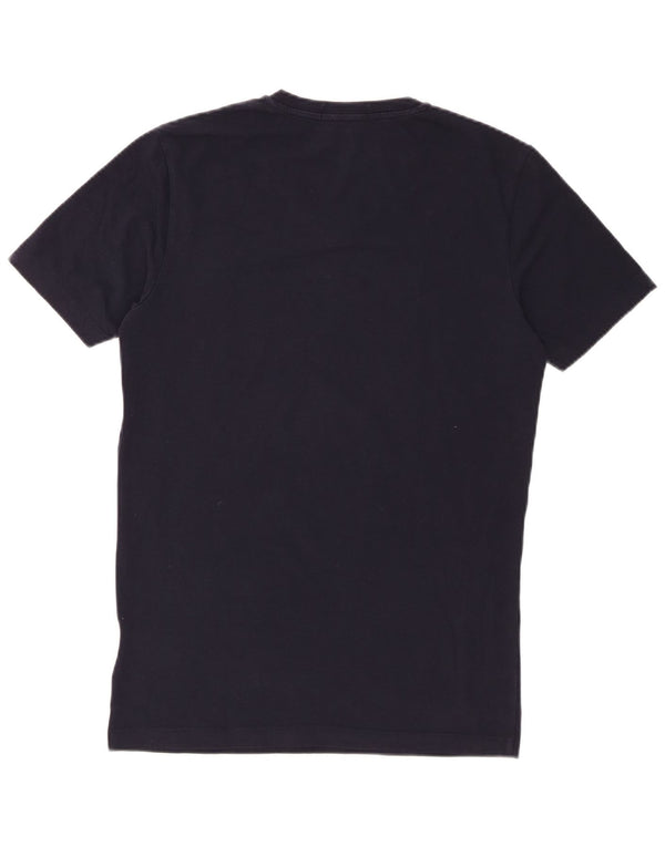 CALVIN KLEIN JEANS Tricou grafic Slim Fit pentru bărbați Top Mediu Bleumarin