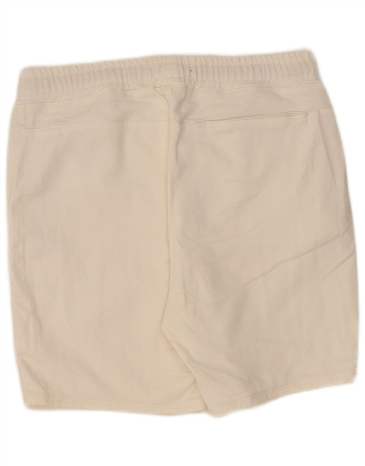 Pantaloni scurți sport pentru bărbați Zara, mari din bumbac alb