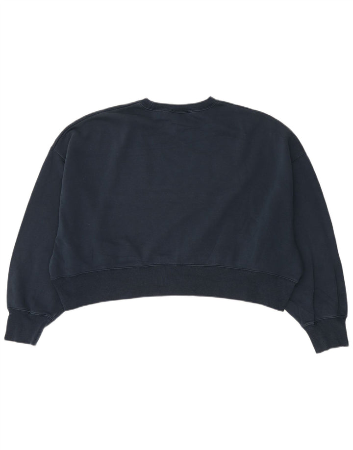 Pulover pentru femei Nike Oversized Crop Graphic Pulover UK 14 Medium Bleumarin