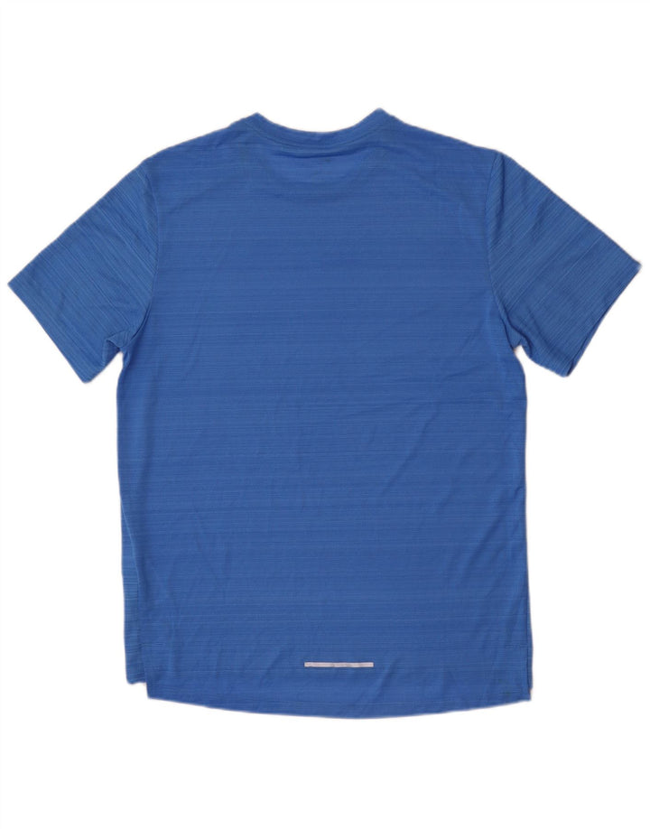 Tricou Nike Dri Fit pentru bărbați Top Medium Blue Striped Poliester